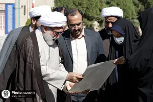 حضور تولیت آستان قدس رضوی در جمع دانش آموزان دبیرستان دخترانه امام رضا(علیه&zwnj;السلام)