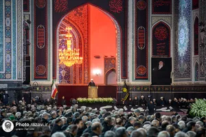 آیین خطبه&zwnj;خوانی شب شهادت امام رضا علیه&zwnj;السلام در حرم مطهر رضوی-1