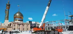 آرامش رضوی در حسینیه زنجان؛ خادمان حرم مهمان مردم عزادار