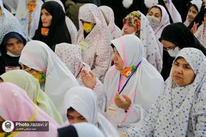 تشرف مددجویان موسسه خیریه توانبخشی همدم فتح المبین به حرم مطهر رضوی
