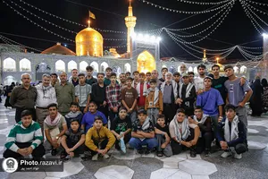 تشرف دانش&zwnj;آموزان زیارت اولی استان خوزستان به حرم مطهر رضوی
