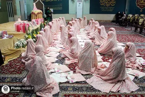 مراسم جشن تکلیف دختران در مجتمع مهدیه مشهد