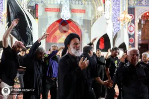 عزاداری هیأت مذهبی استان خوزستان در حسینیه حرم