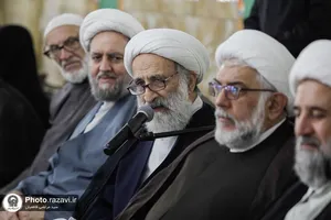 دیدار مهمانان همایش یکصدمین سالگرد بازتأسیس حوزه علمیه قم با تولیت آستان قدس رضوی