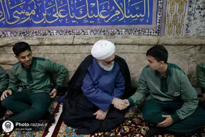 حضور تولیت آستان قدس رضوی در آسایشگاه خدمات فرش