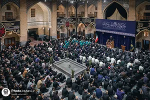 عزاداری روز عاشورای حسینی با حضور تولیت آستان قدس رضوی