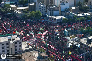 تشییع پیکر رهبر شهید انقلاب در مشهد مقدس-1