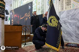 سیاه&zwnj;پوشی رواق دارالهدایه حرم مطهر رضوی