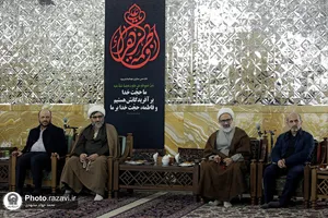 دیدار اعضای هیئت امنای هیأت و تشکل&zwnj;های دینی با تولیت آستان قدس رضوی