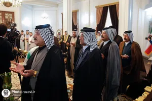 استقبال از شیوخ عشایر عراق در فرودگاه شهید هاشمی&zwnj;نژاد مشهد - 1