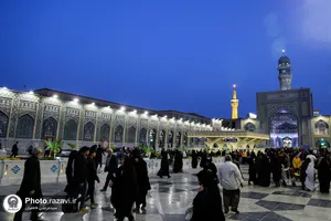 استقبال از بهار در حرم مطهر رضوی