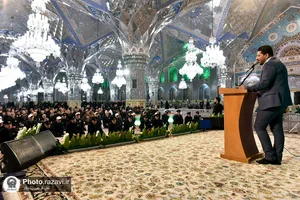 مراسم روز میلاد جوادالائمه در حرم مطهر رضوی
