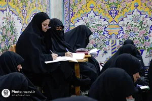 اعتکاف علمی طلاب در مدرسه تابستانی دارالعلم حرم مطهر رضوی-1