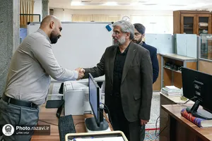 حضور مدیر عالی حرم مطهر رضوی در تحریریه آستان نیوز