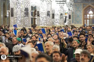 مراسم احیاء شب بیست و یکم ماه رمضان در حرم مطهر رضوی - 2