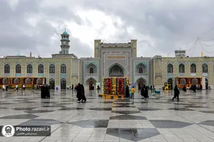 حال و هوای حرم مطهر رضوی در ایام میلاد حضرت معصومه سلام الله علیها