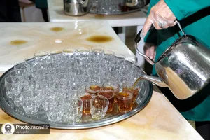 حضور خدمتگذاران کانون فرهنگی حضرت جوادالائمه(علیه&zwnj;السلام) در چایخانه حضرت