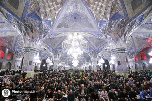 مراسم احیاء شب بیست و یکم ماه رمضان در حرم مطهر رضوی - 2