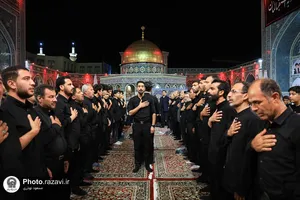 عزاداری سنتی شب پنجم محرم در &laquo;حسینیه حرم&raquo;