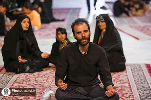 عزاداری شب اربعین حسینی در آرامگاه خواجه ربیع مشهد