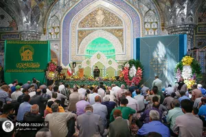 مراسم روز ولادت امام رضا(علیه&zwnj;السلام) در حرم مطهر رضوی