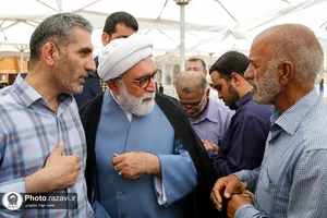 تشرف تولیت آستان قدس رضوی به حرم مطهر امیرالمومنین علیه&zwnj;السلام