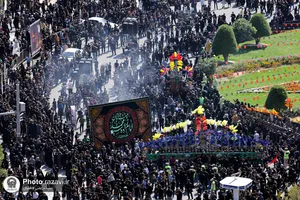 عزاداری شهادت امام رضا علیه السلام در حرم مطهر رضوی