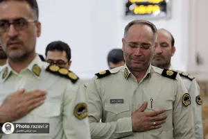 تشرف فرماندهان و پرسنل فراجا به حرم مطهر رضوی