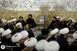 دیدار اعضاء مجمع خطبای حوزه علمیه خراسان با تولیت آستان قدس رضوی