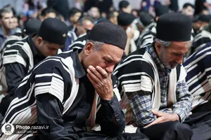 عزاداری هیئات مذهبی چهارمحال و بختیاری در حسینیه حرم