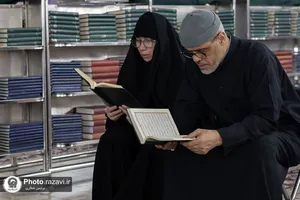 قرائت دعای ام داوود در حرم مطهر رضوی-1