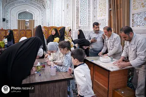 جشن &laquo;امیرة الصبر و الرحمة&raquo; در حرم مطهر رضوی