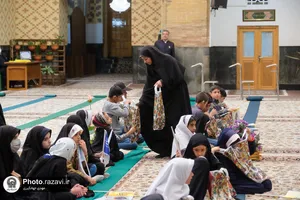 نشست قرآنی ویژه کودکان ناشنوا در حرم مطهر رضوی