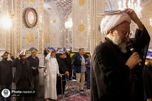 احیا شب نوزدهم ماه مبارک رمضان ویژه زائران عرب زبان در حرم مطهر رضوی