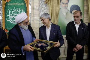 دیدار جمعی از ورزشکاران با تولیت آستان قدس رضوی