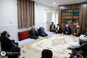 دیدار تولیت آستان قدس رضوی با نماینده ولی فقیه، علما و روحانیون در اهواز