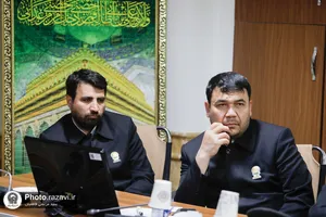 مراسم تکریم و معارفه مدیر خدمه حرم مطهر رضوی