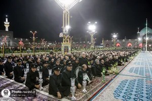 آیین خطبه&zwnj;خوانی شب عاشورای حسینی در حرم مطهر رضوی -2