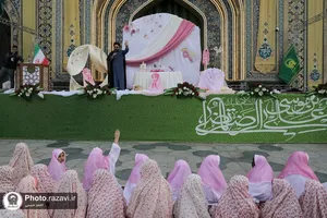 جشن تکلیف دختران جهان اسلام در حرم مطهر رضوی