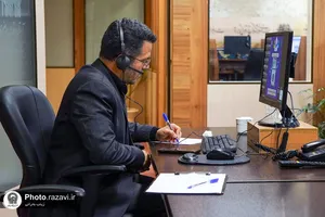 حضور معاون عمرانی سازمان عمران و نگهداری حرم مطهر در سامانه 138