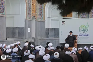 سخنرانی آیت الله علم الهدی در جمع طلاب مدرسه تابستانه دارالعلم