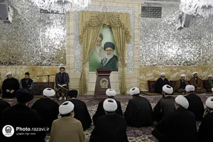 دیدار اعضاء مجمع خطبای حوزه علمیه خراسان با تولیت آستان قدس رضوی