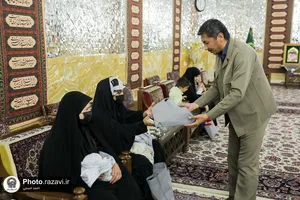 قرائت اذان و اقامه برای نوزادان تازه متولد شده توسط تولیت آستان قدس رضوی