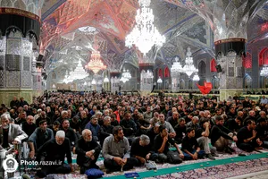 عزاداری روز شهادت امام رضا علیه&zwnj;السلام در حرم مطهر رضوی