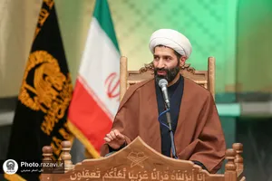 قرائت دعای عرفه ویژه ناشنوایان در حرم مطهر رضوی