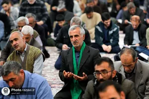 مراسم شب وفات حضرت ام البنین(س) در حرم مطهر رضوی