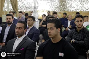 دیدار جمعی از ورزشکاران با تولیت آستان قدس رضوی