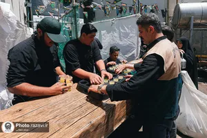موکب بسیج آستان قدس رضوی در دهه اول محرم