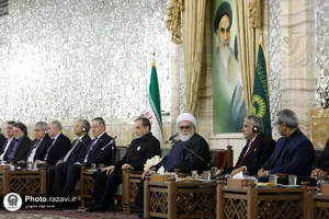 دیدار شرکت کنندگان بیست و هشتمین اجلاسیه سازمان اکو با تولیت آستان قدس رضوی-2