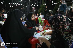 موکب &laquo;دارالکرامه&raquo; امام رضا علیه&zwnj;السلام در باغ&zwnj;اردوگاه خاتون